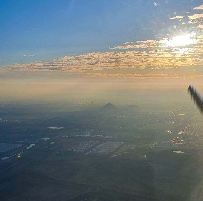 En approchant du bassin minier